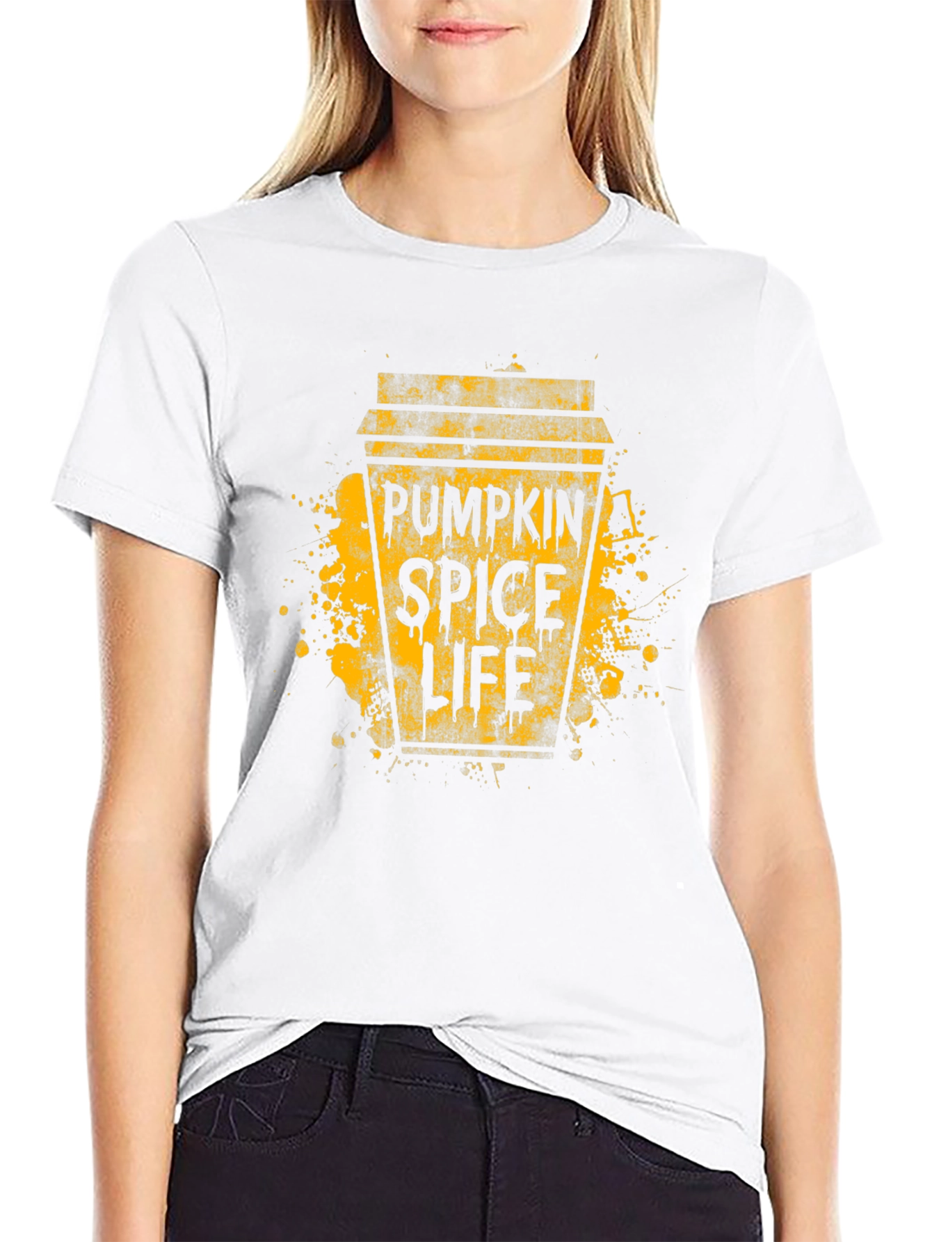 Pumpkin Spice Life Graphic Tee - Trendy Fall Apparel