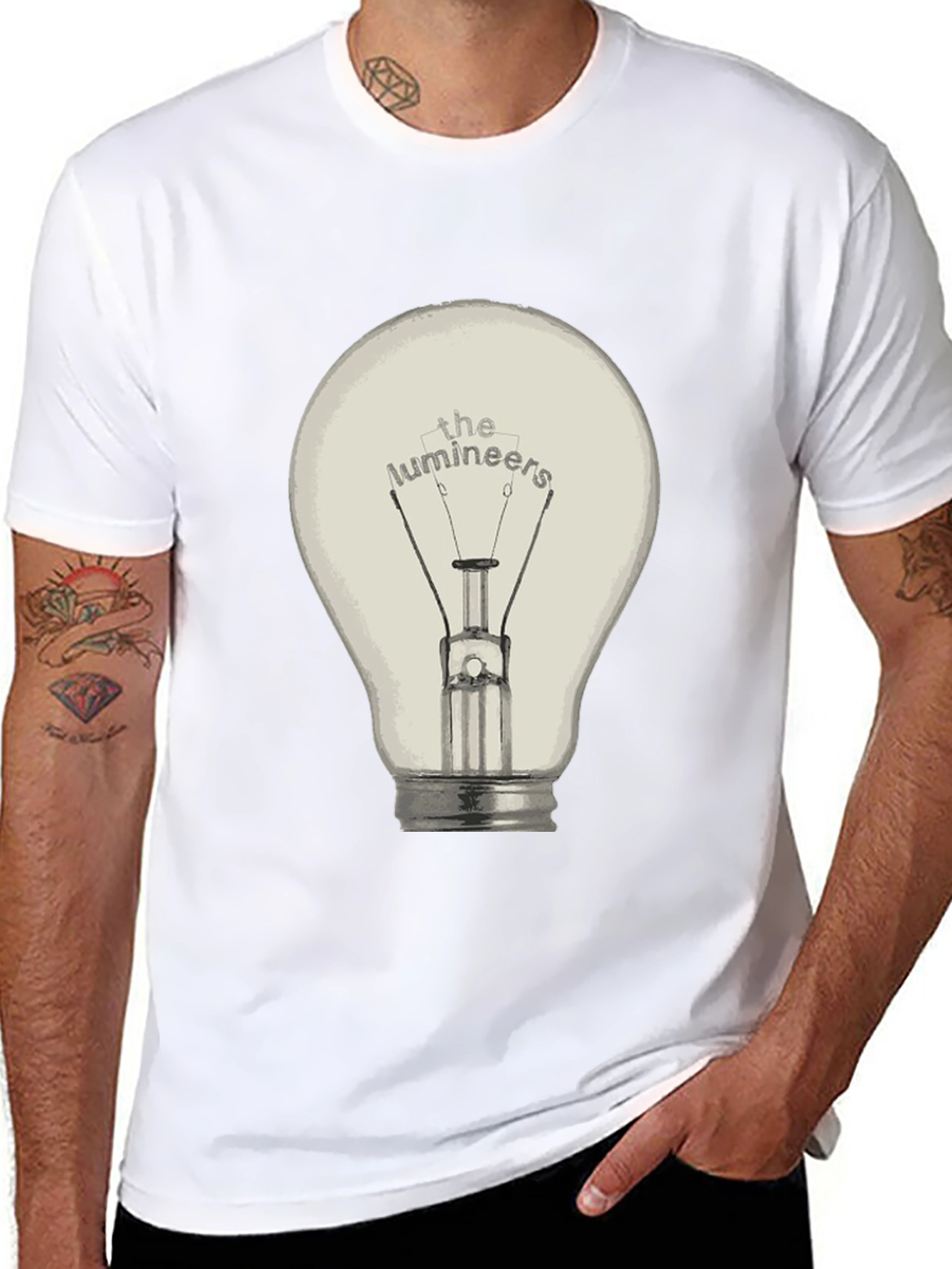 The Lumineers Light Bulb Black T-Shirt