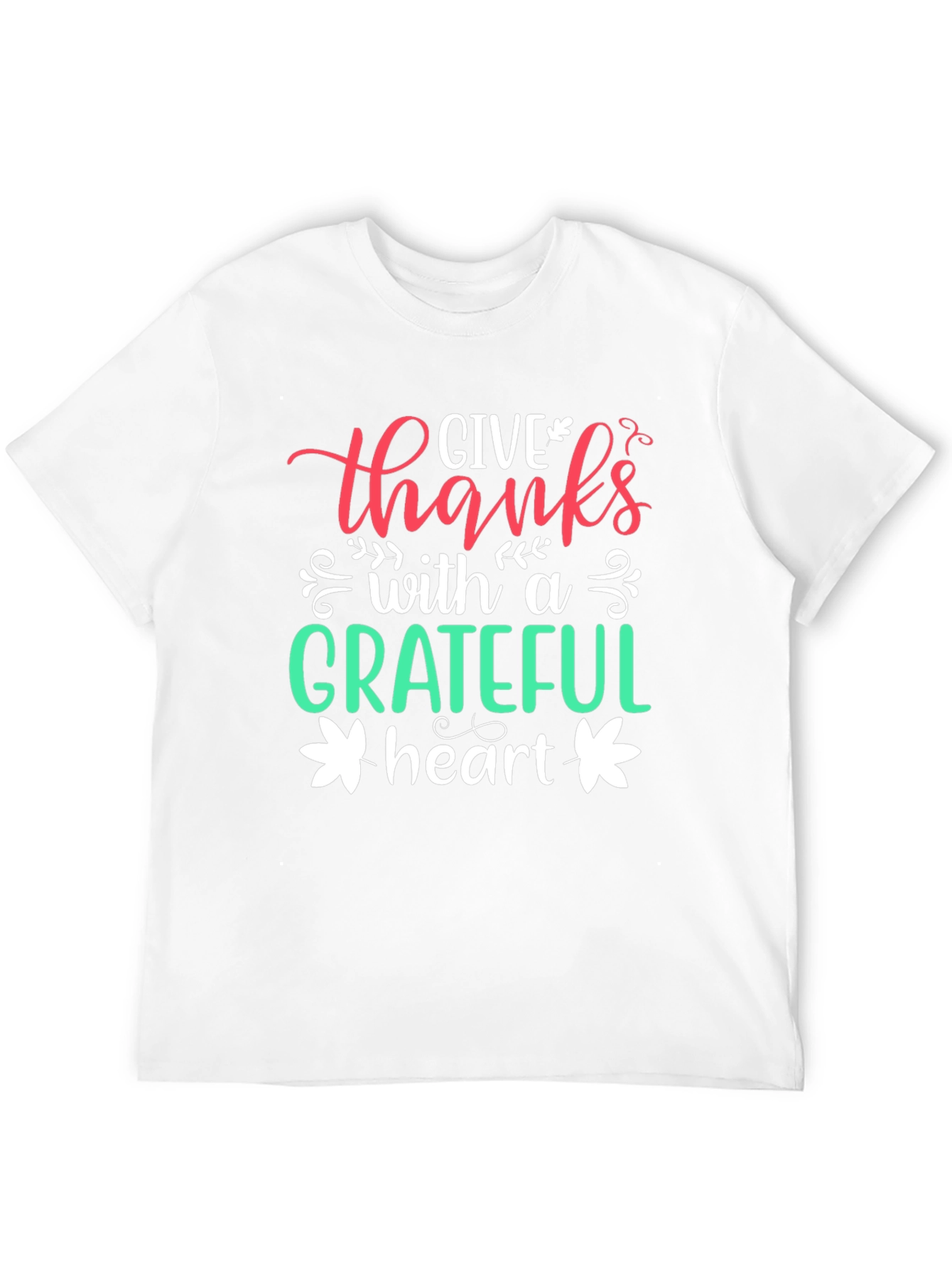 Grateful Heart Graphic Tee - Thanksgiving Shirt
