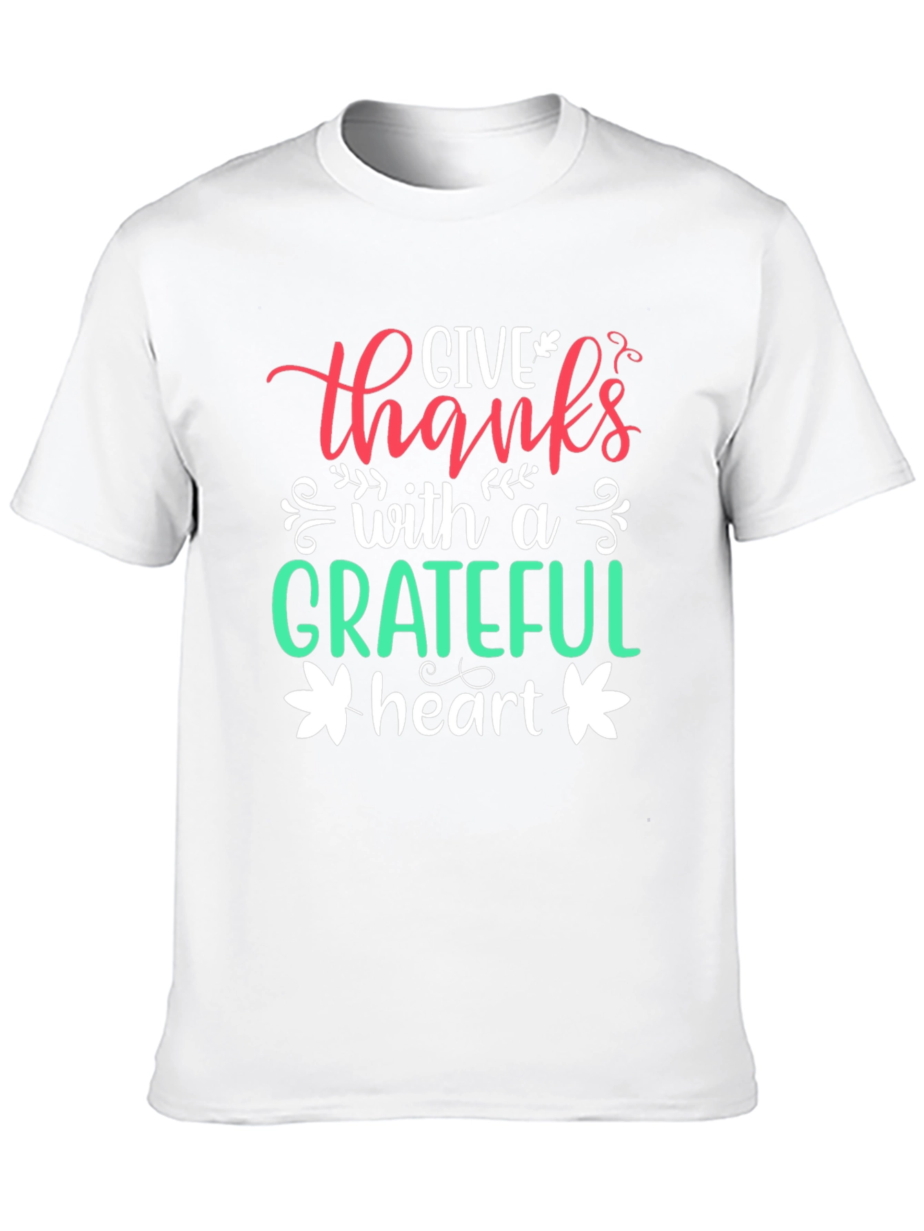 Grateful Heart Graphic Tee - Thanksgiving Shirt