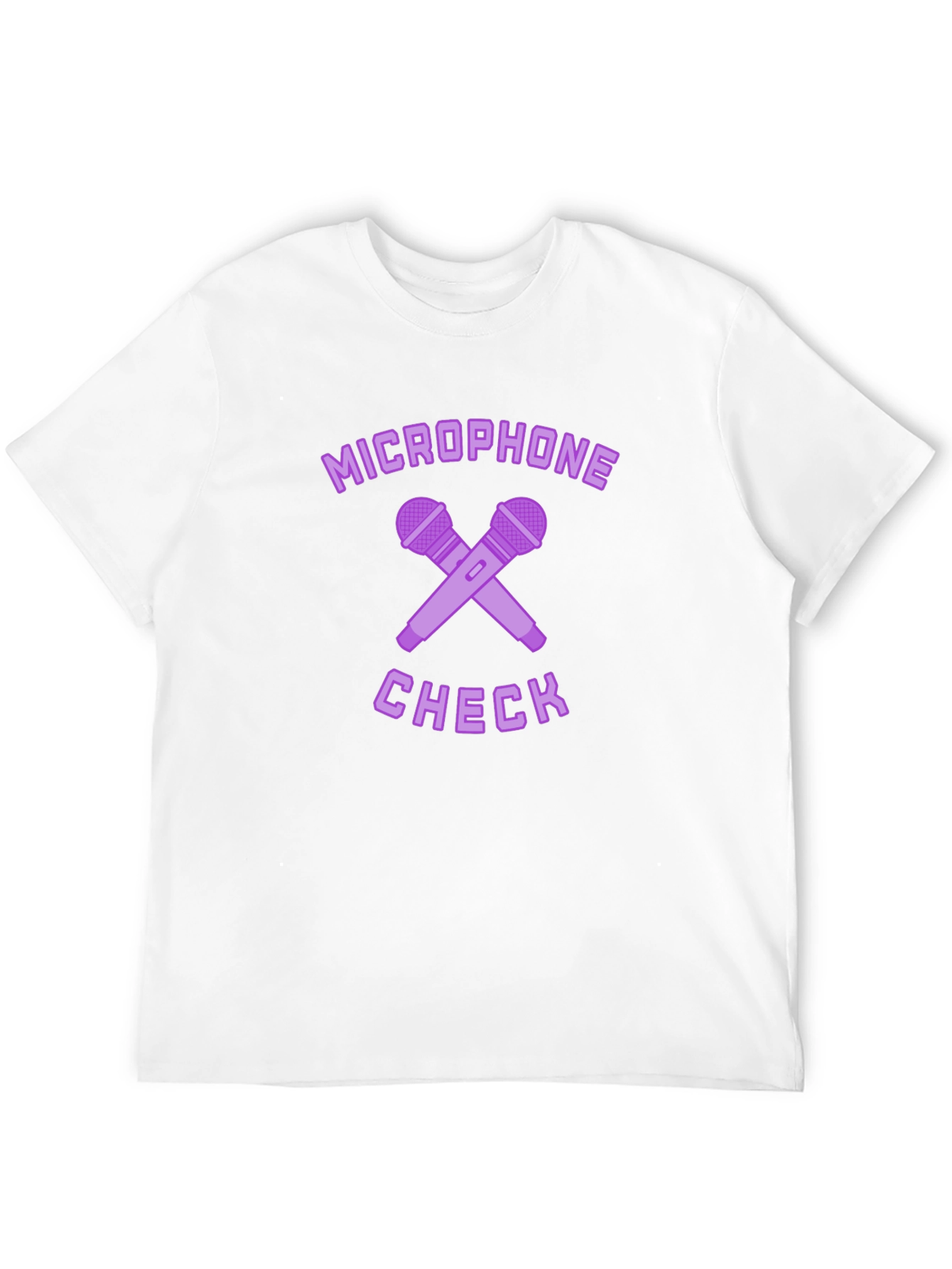 Microphone Check Graphic T-Shirt