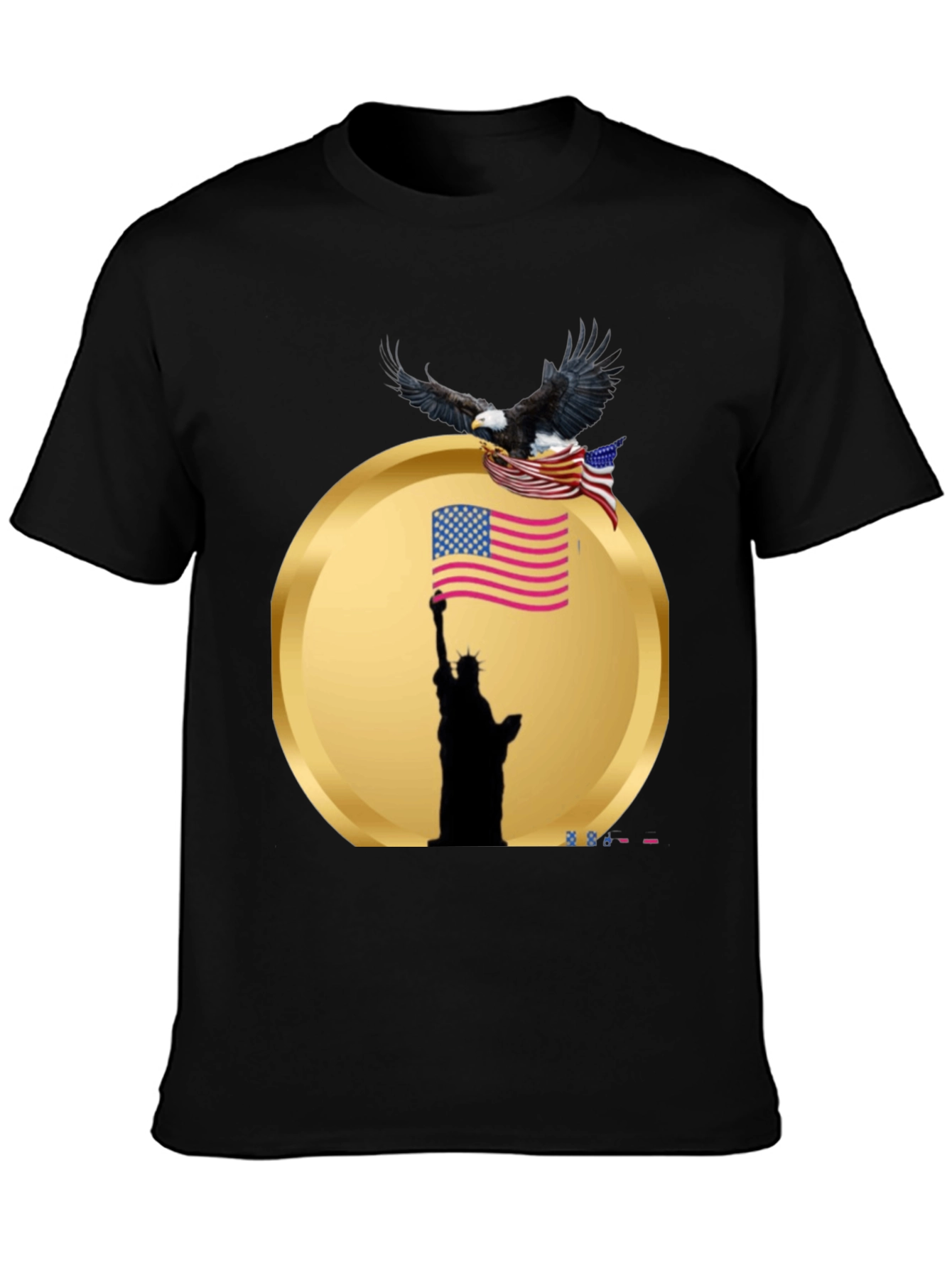 American Pride Black T-Shirt - Liberty & Eagle