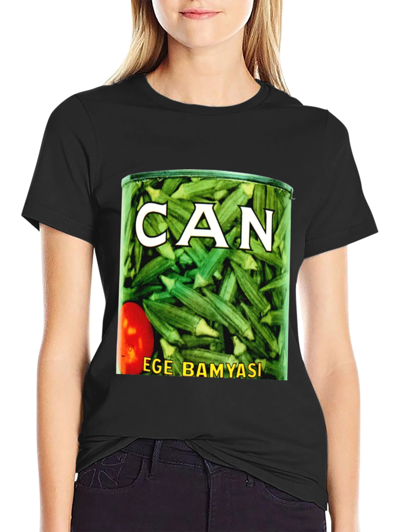 Can Ege Bamyasi Black T-Shirt