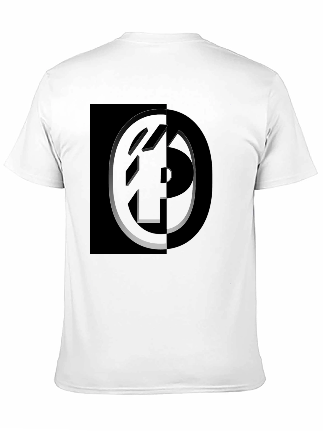 Modern Graphic Black T-Shirt