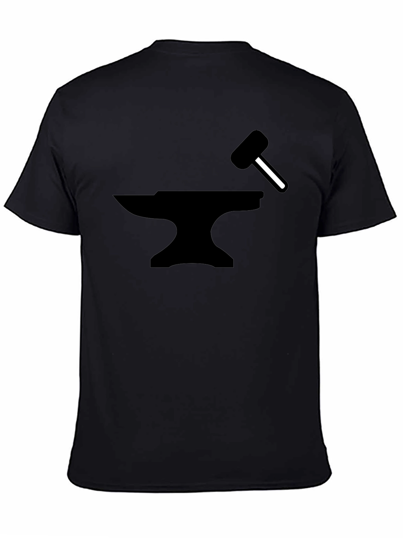Blacksmith Anvil & Hammer Graphic T-Shirt