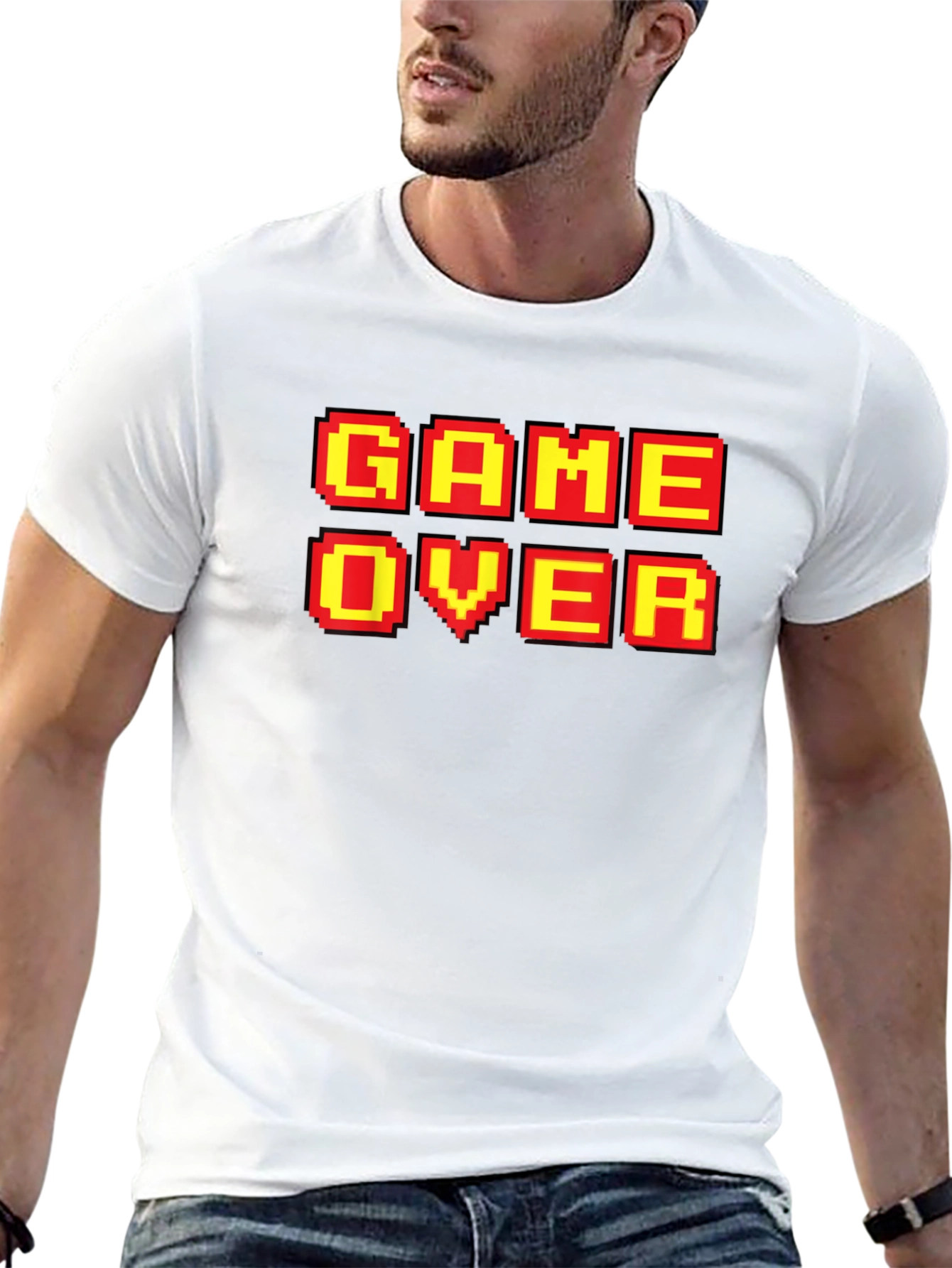 Game Over T-Shirt - Retro Pixel Design