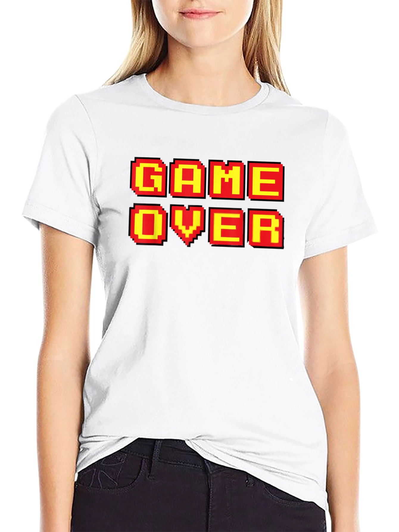 Game Over T-Shirt - Retro Pixel Design