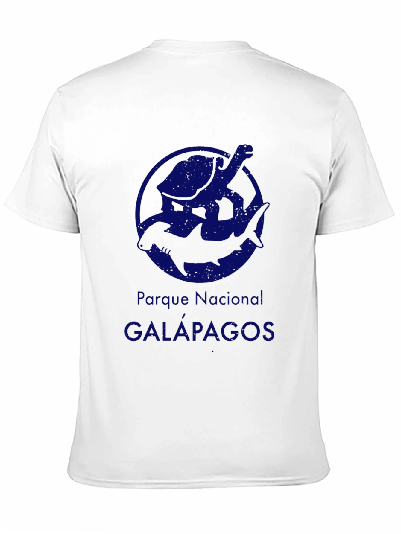 Galapagos National Park T-Shirt - Turtle & Shark Design