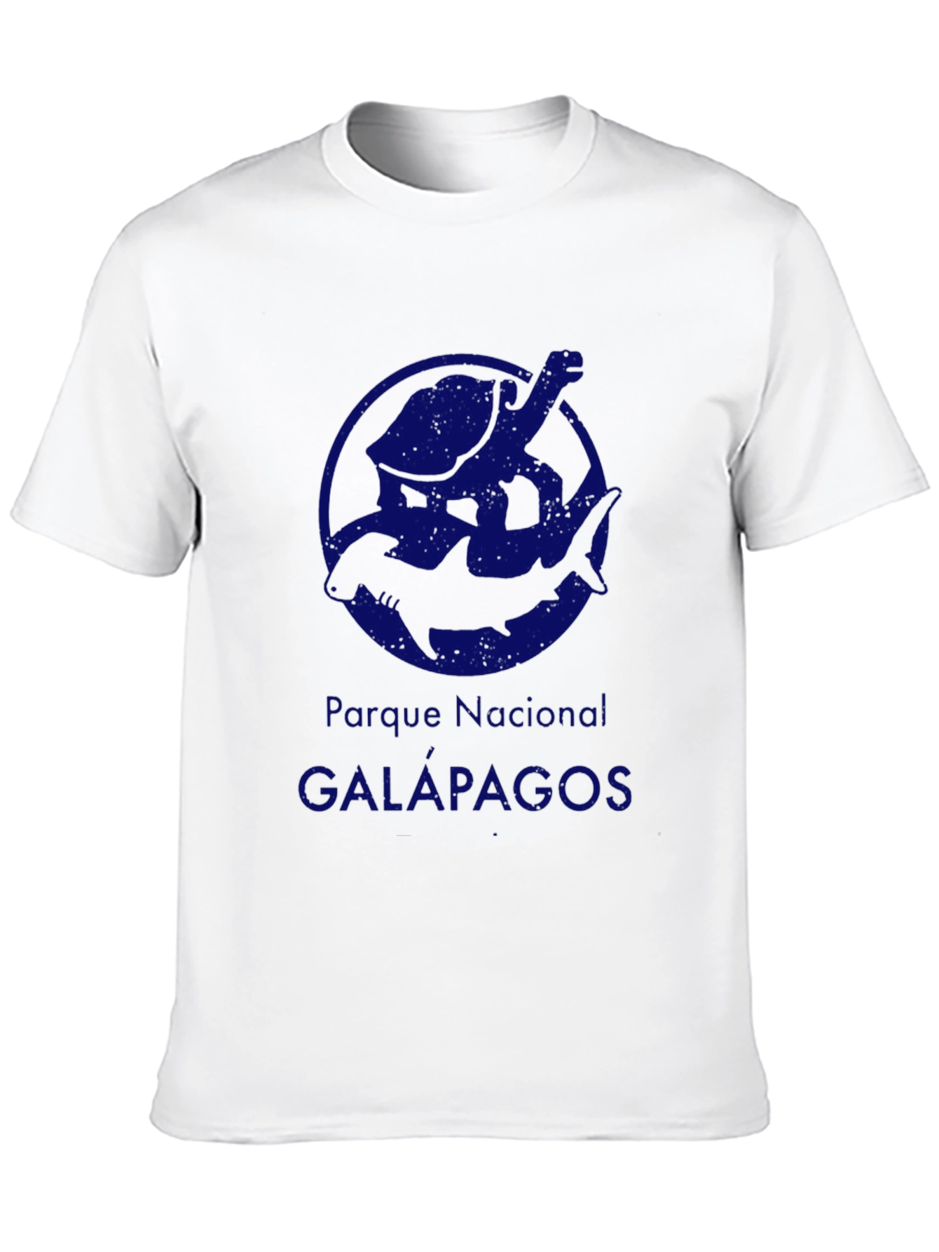 Galapagos National Park T-Shirt - Turtle & Shark Design