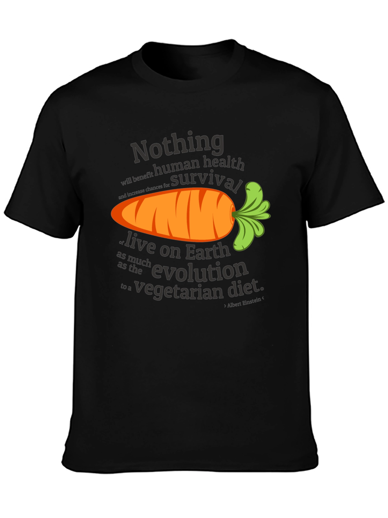 Vegetarian Diet T-Shirt - Human Health & Survival