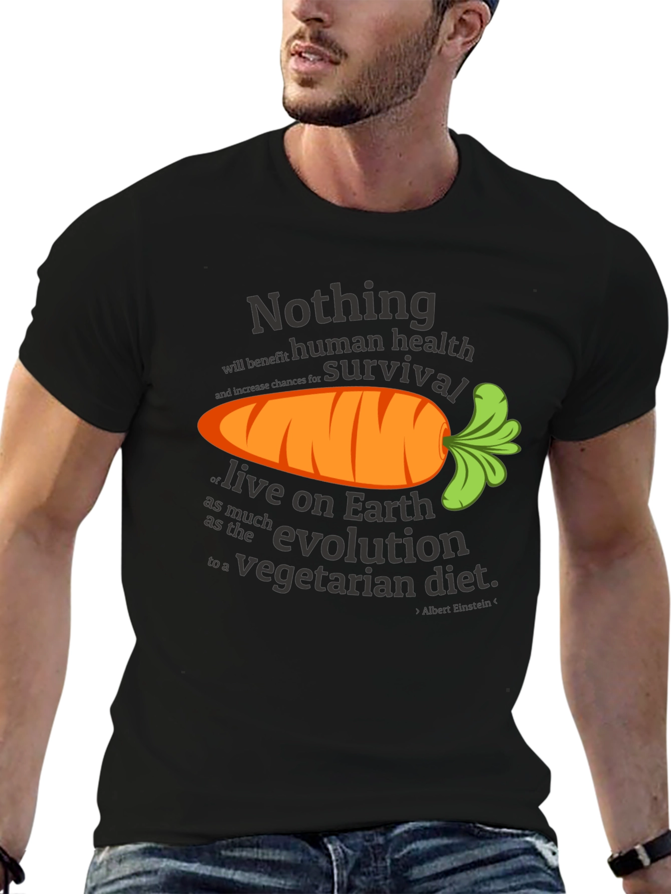 Vegetarian Diet T-Shirt - Human Health & Survival