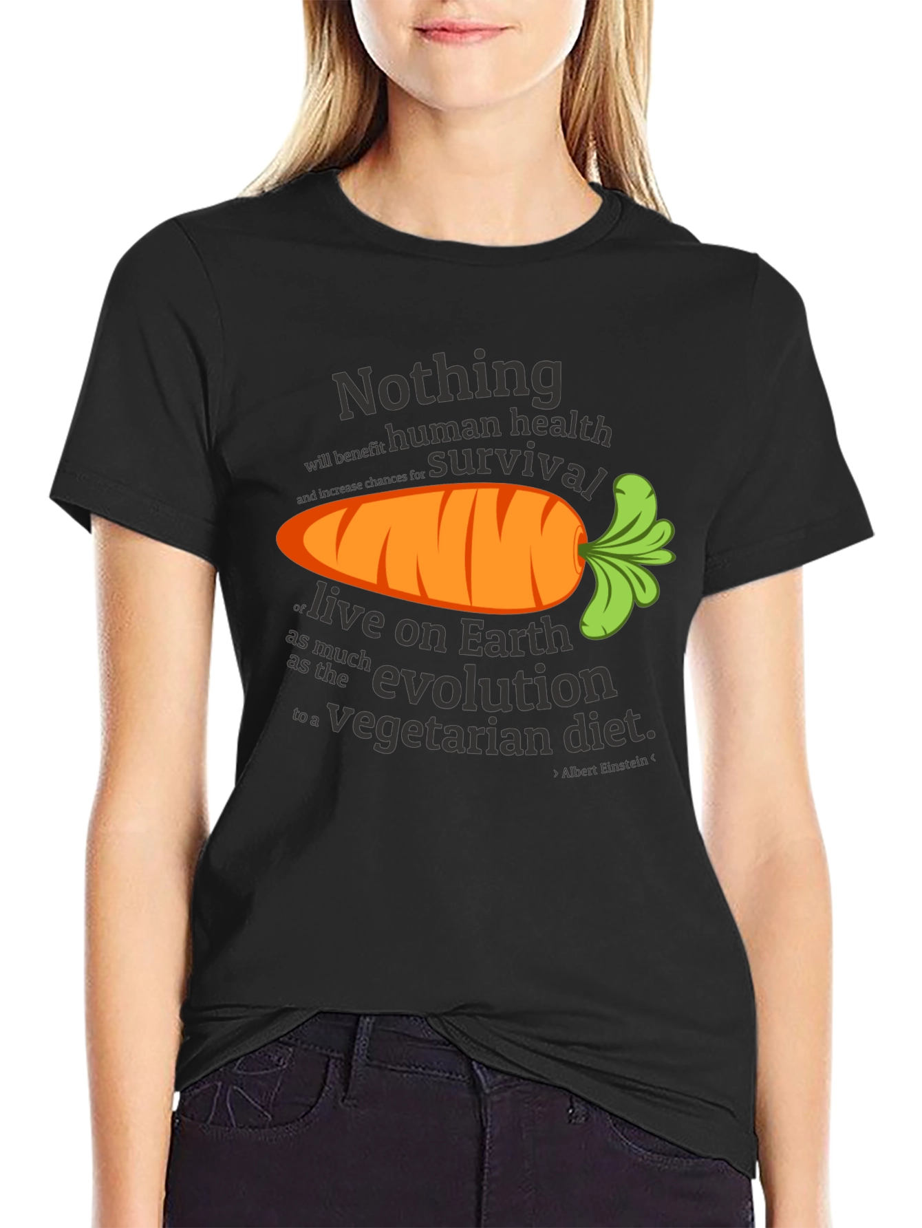 Vegetarian Diet T-Shirt - Human Health & Survival