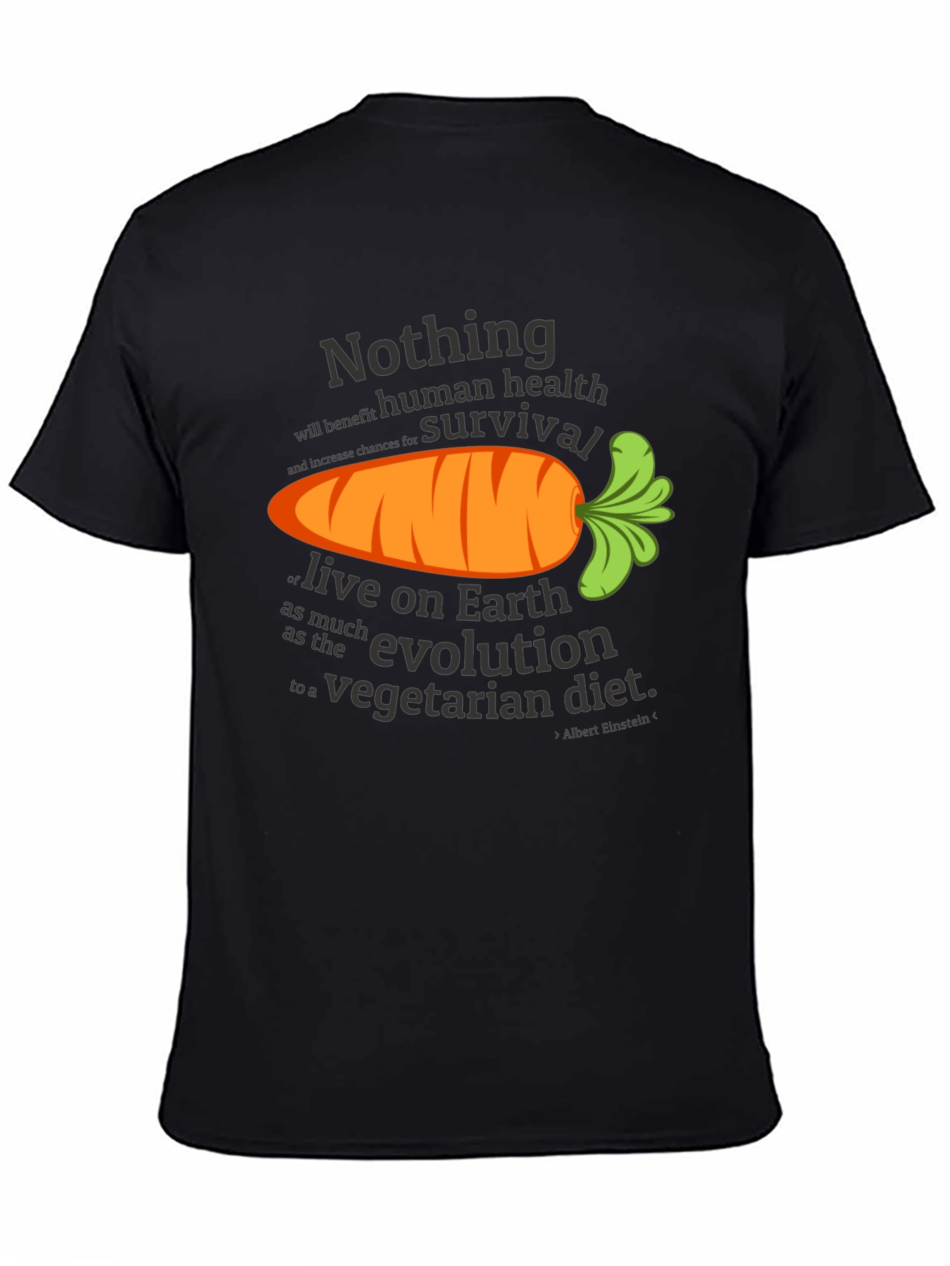Vegetarian Diet T-Shirt - Human Health & Survival