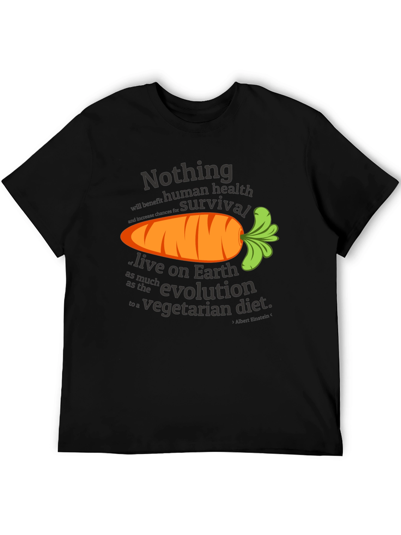 Vegetarian Diet T-Shirt - Human Health & Survival