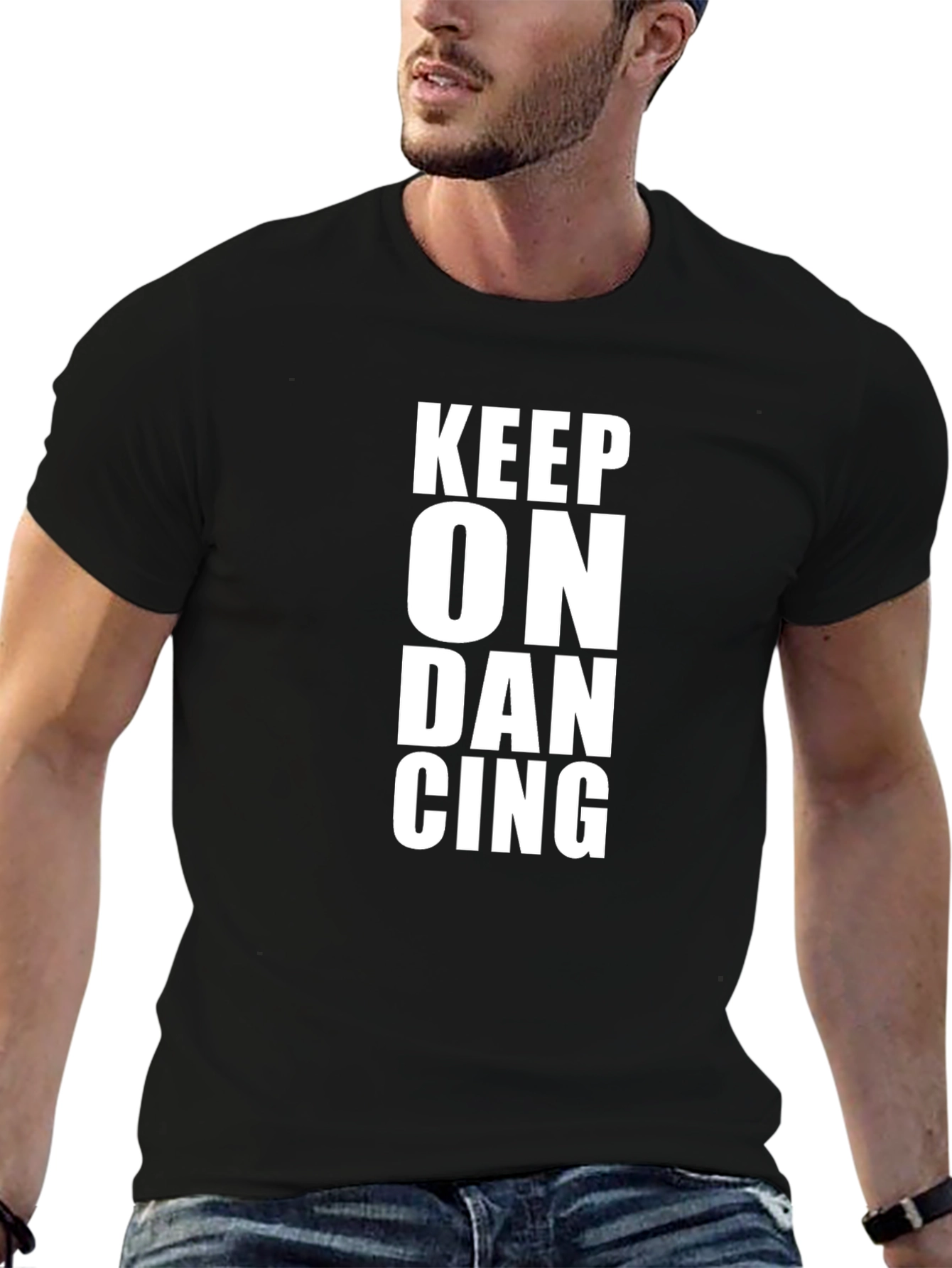 Keep On Dancing Black T-Shirt