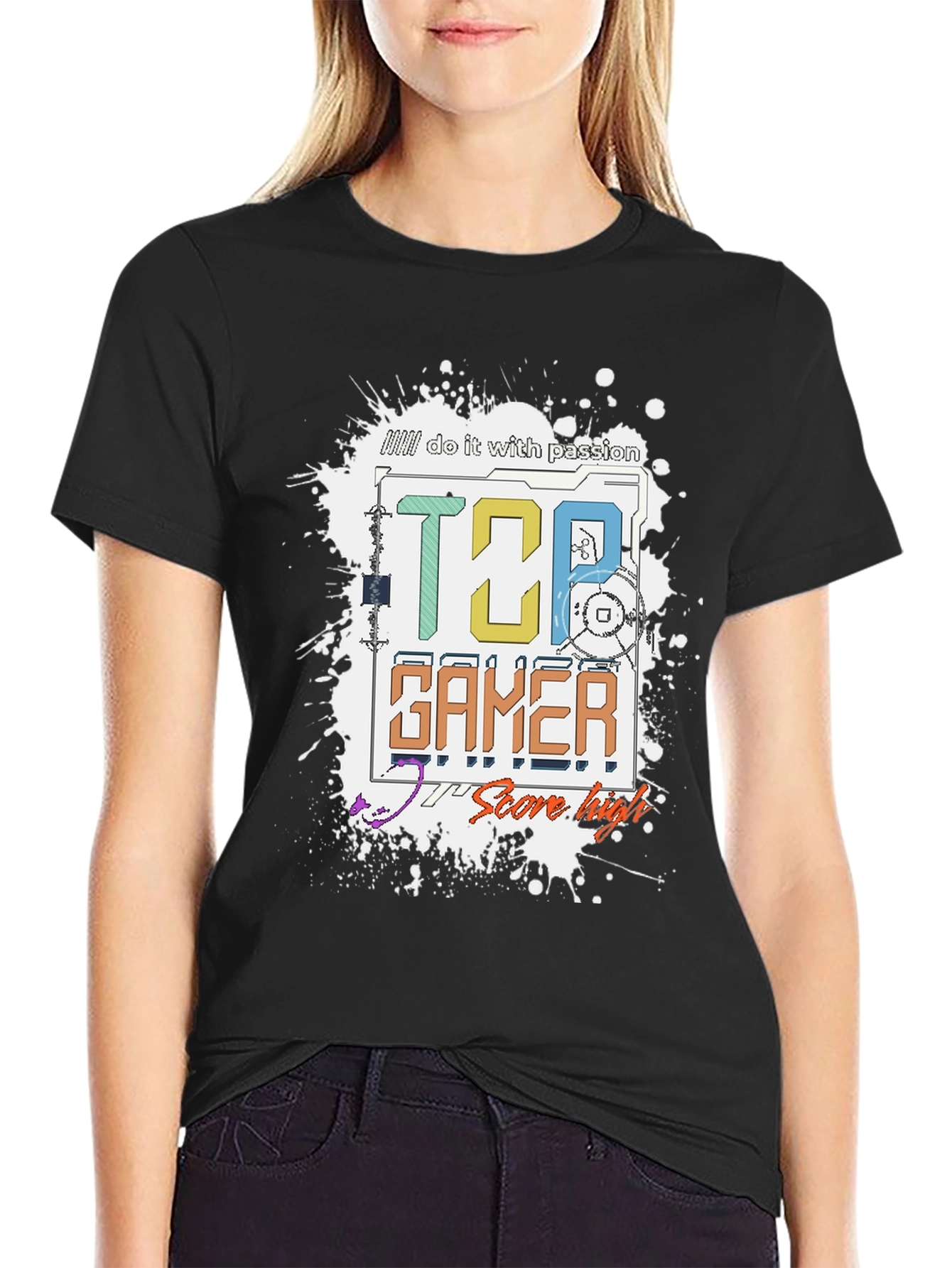 Top Gamer Graphic Tee - Do it with Passion!