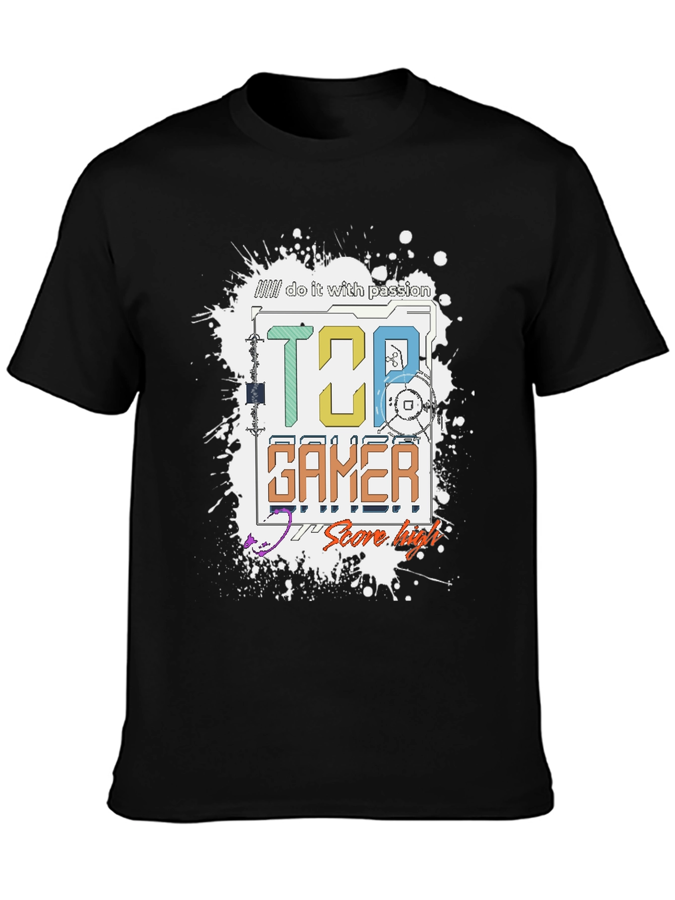 Top Gamer Graphic Tee - Do it with Passion!