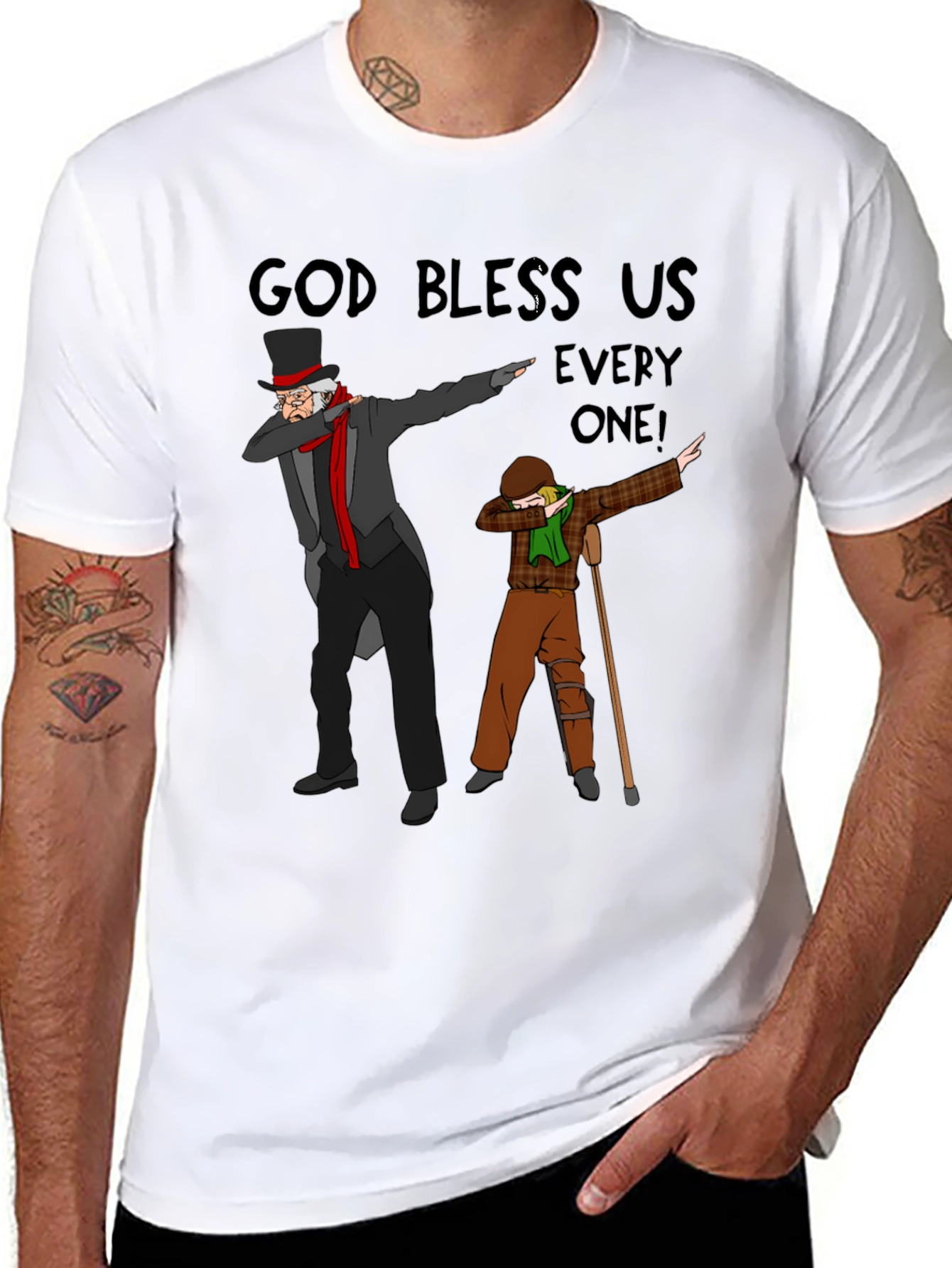 God Bless Us Every One! Dab T-Shirt