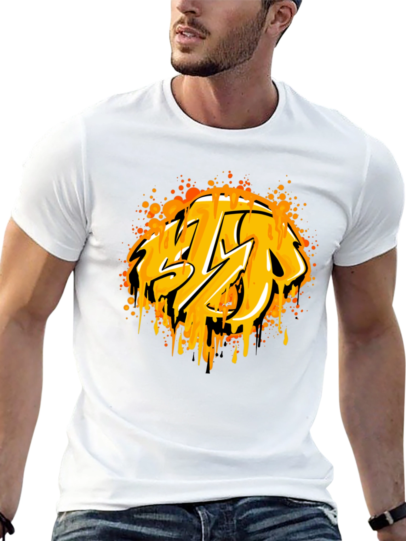 Bold Graphic Black T-Shirt