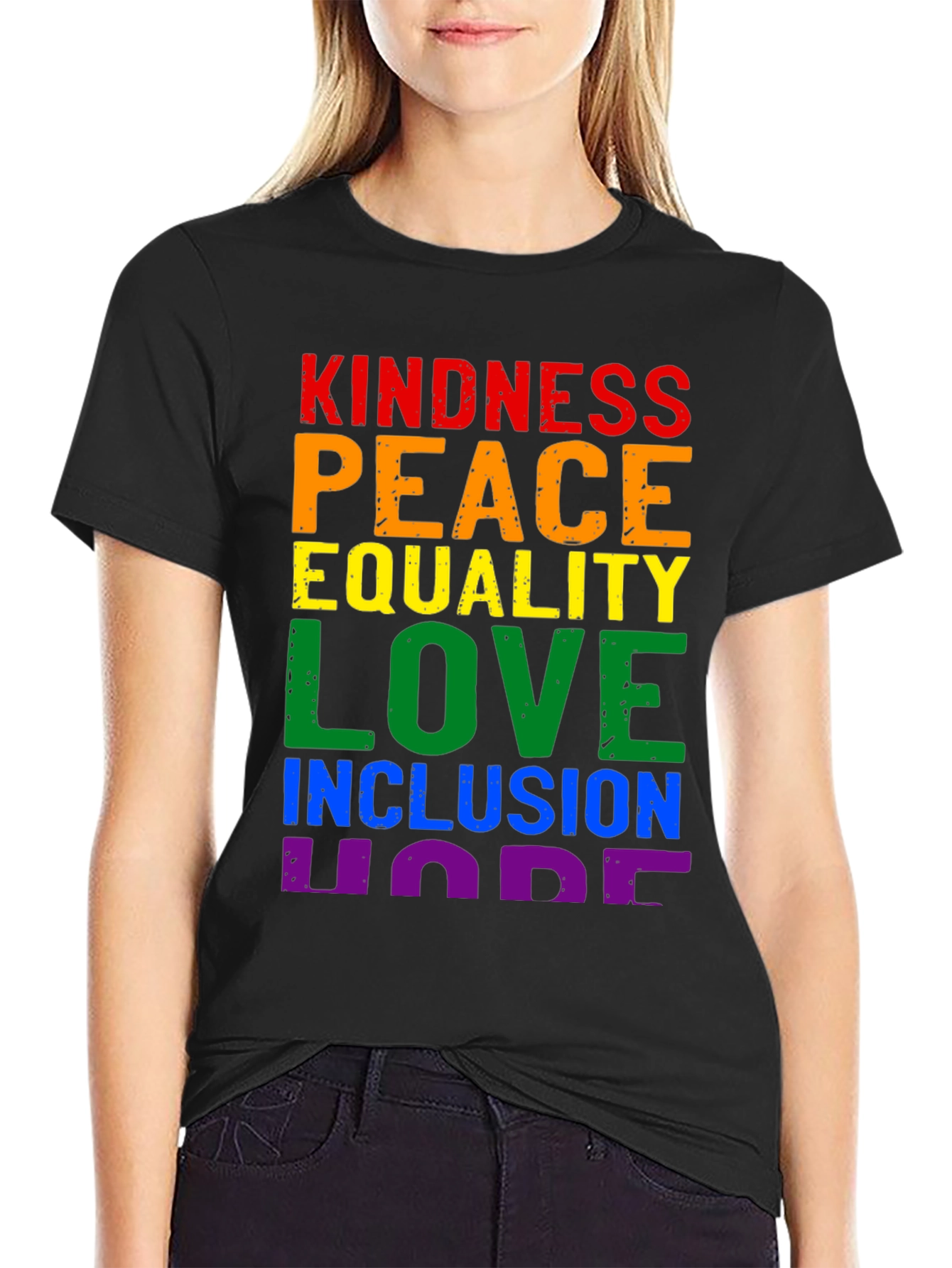 Kindness Peace Love LGBT Equality T-Shirt