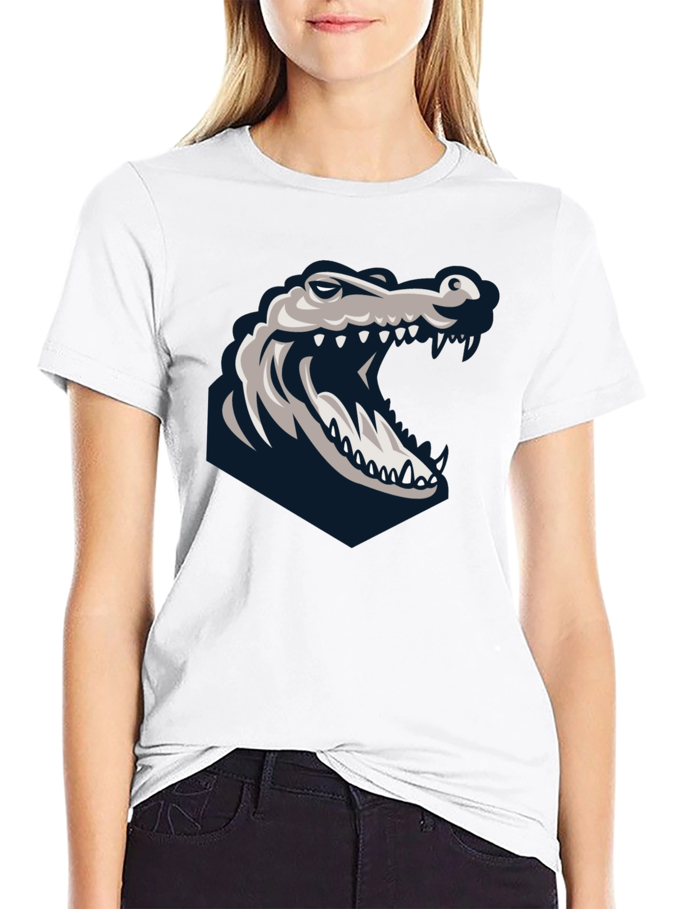 Gator Graphic Black Tee