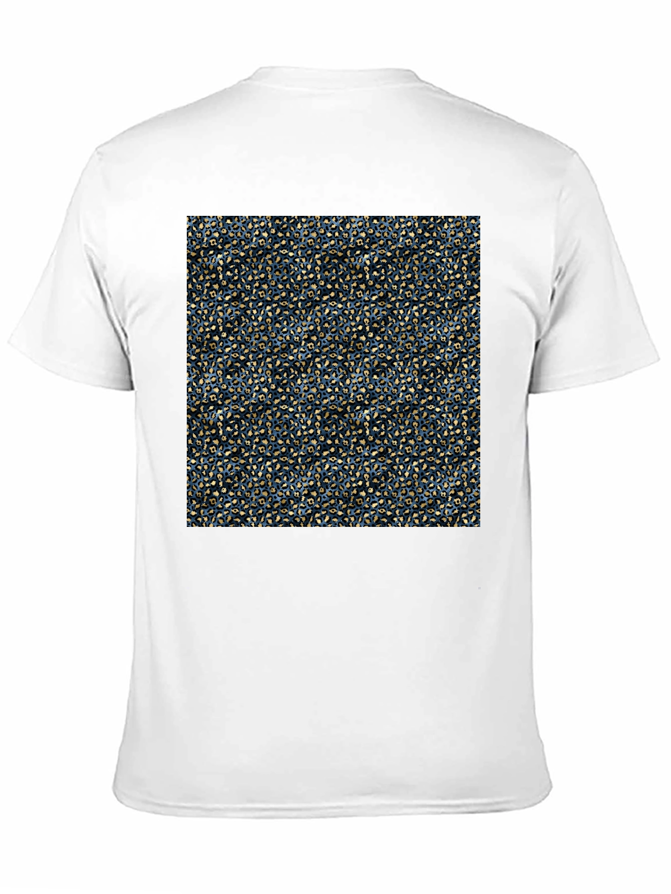 Abstract Pattern Mens Black T-Shirt