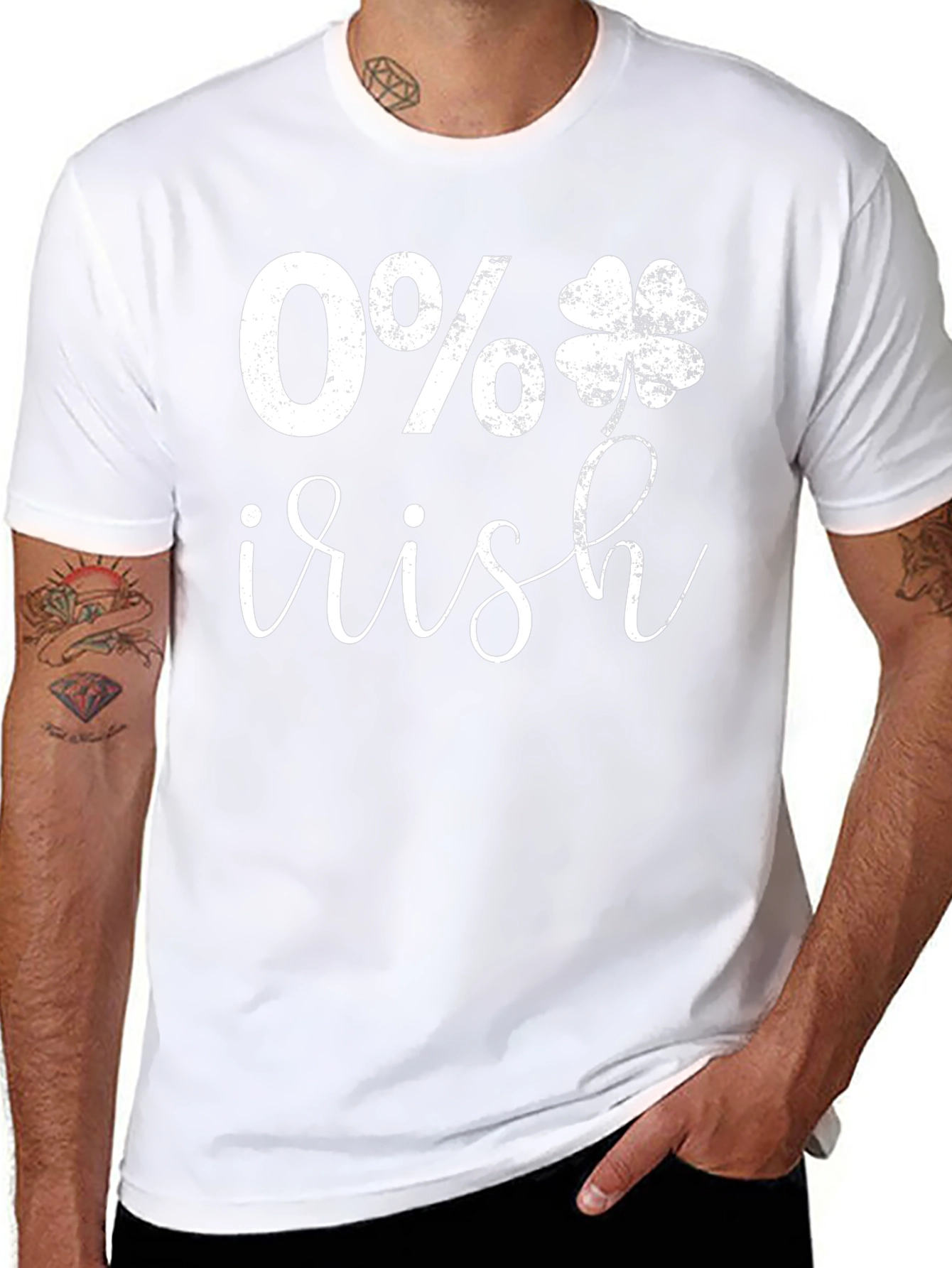 0% Irish St. Patricks Day T-Shirt