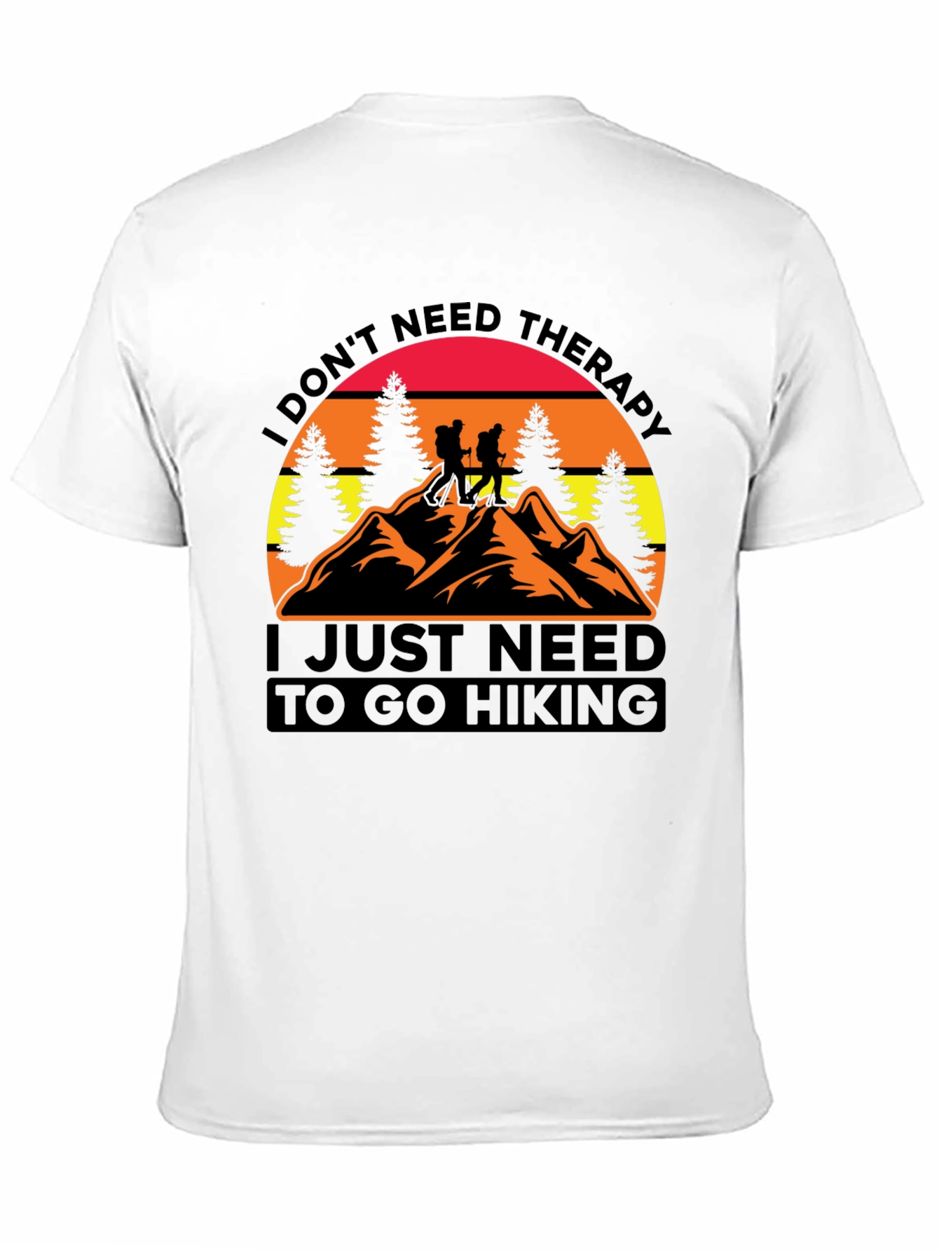 Hiking Therapy Graphic T-Shirt