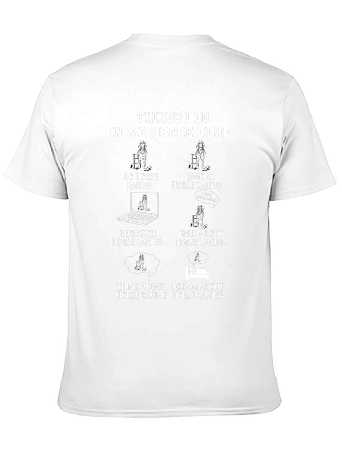 Horse Racing Spare Time T-Shirt