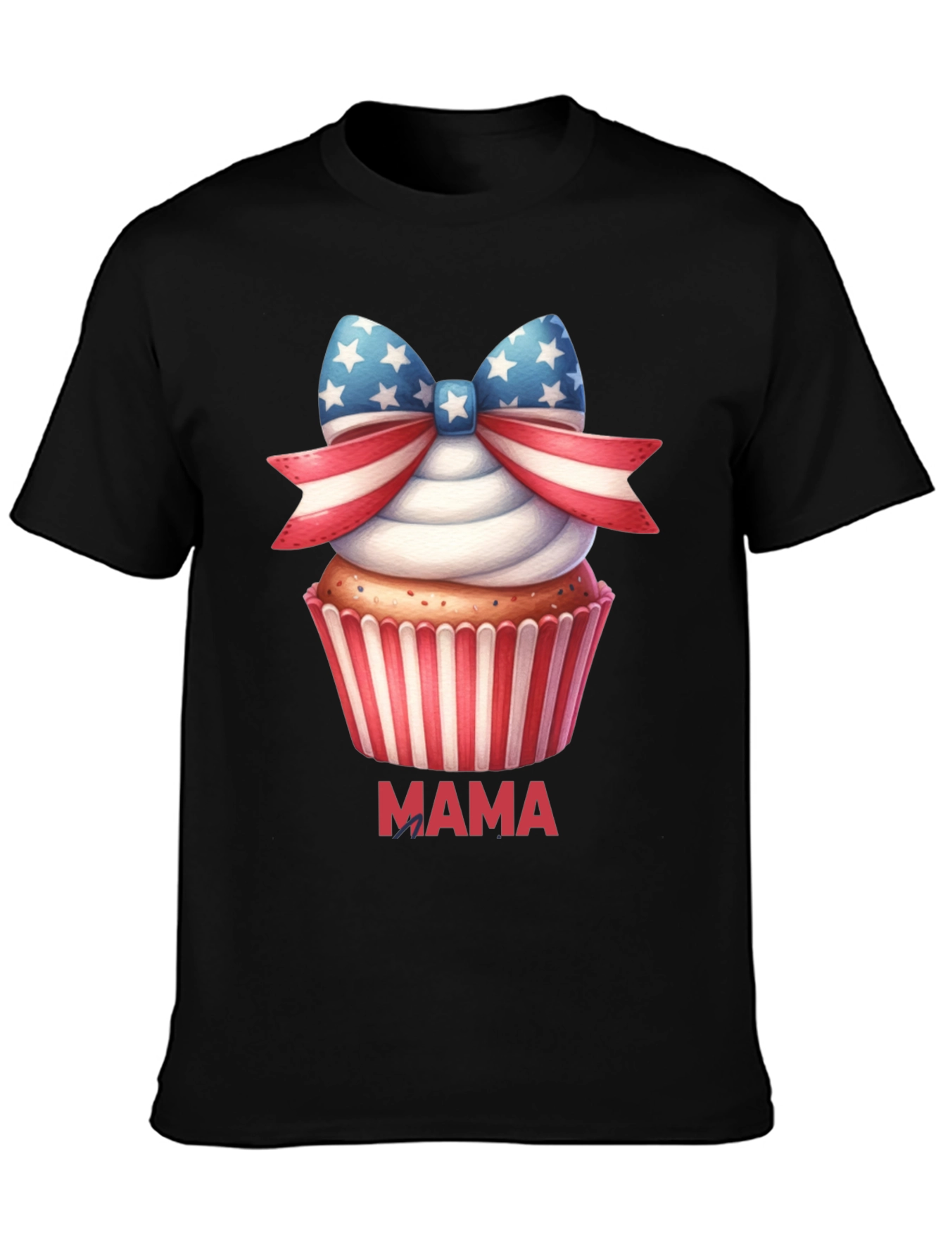 Patriotic Mama Cupcake T-Shirt