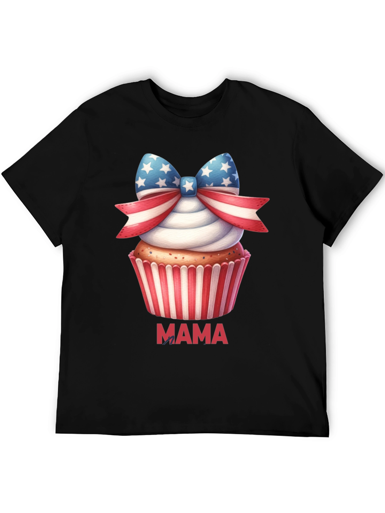 Patriotic Mama Cupcake T-Shirt