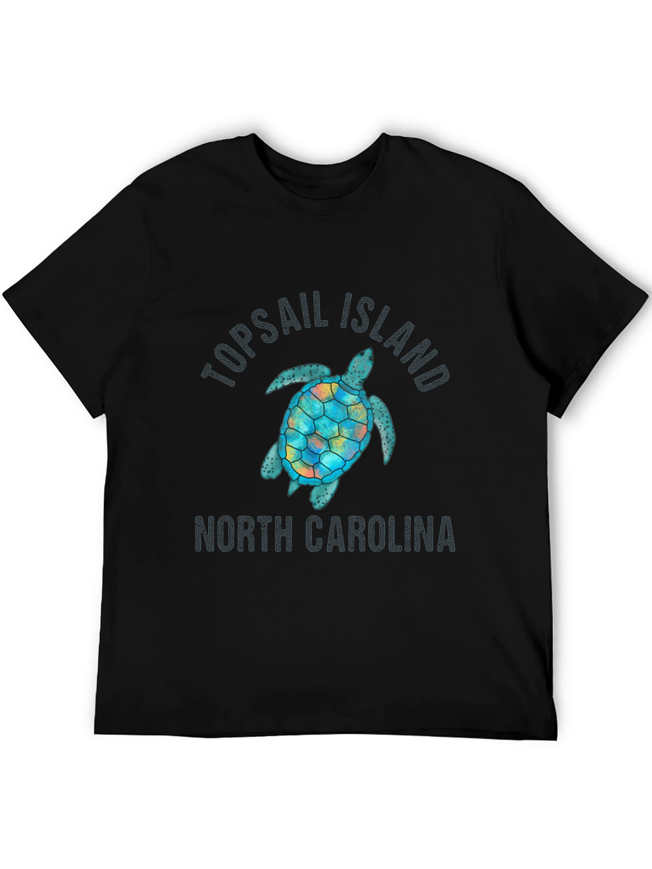 Topsail Island North Carolina Turtle Graphic T-Shirt