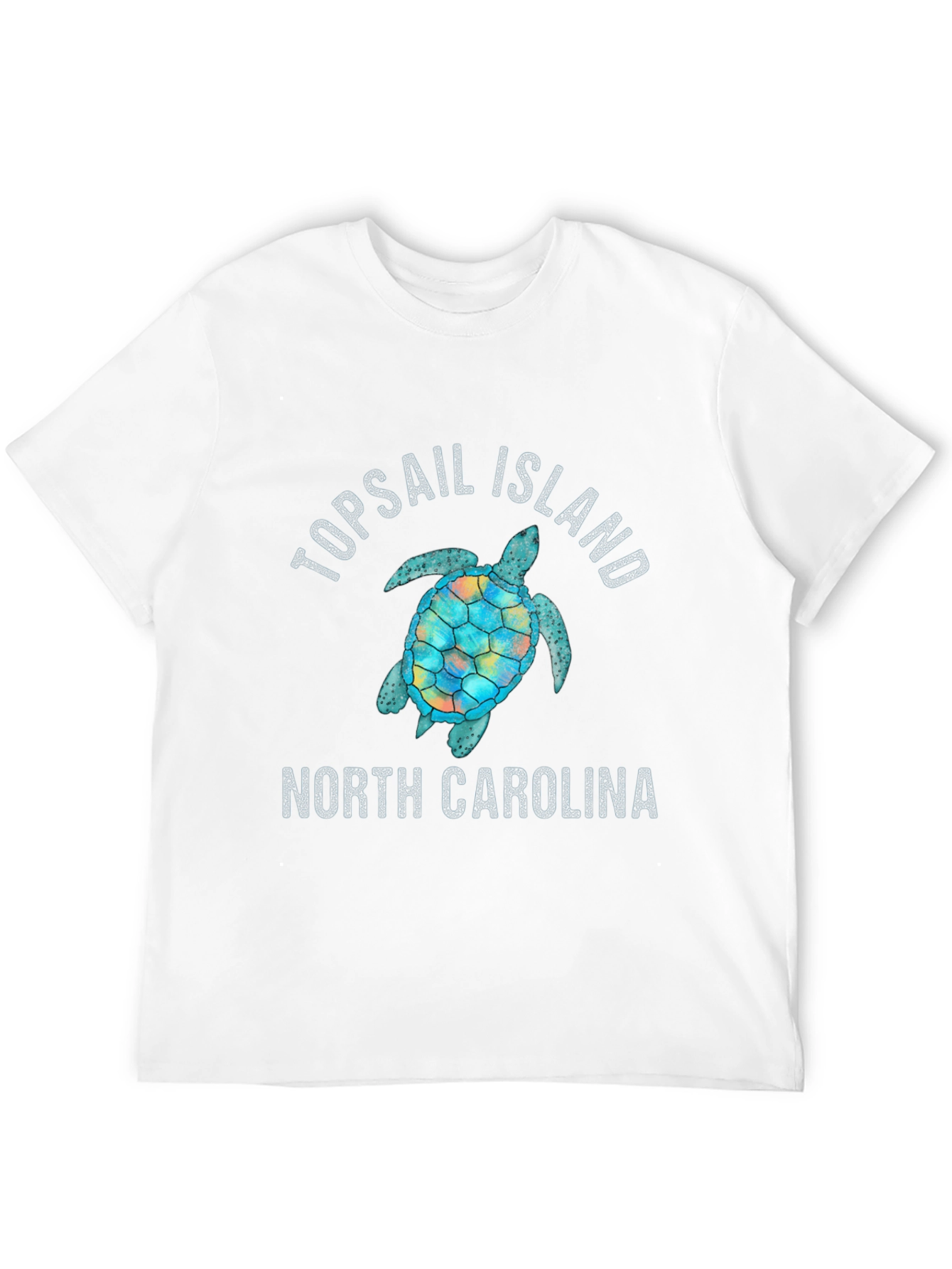 Topsail Island North Carolina Turtle Graphic T-Shirt