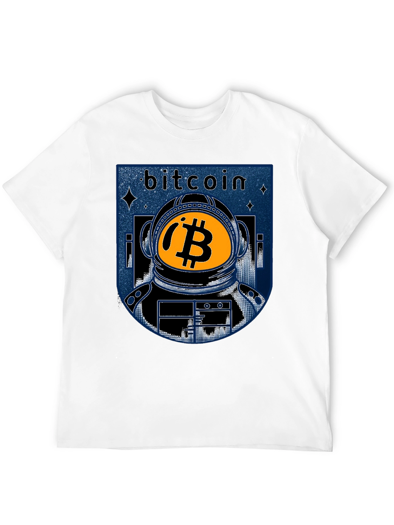 Bitcoin Astronaut Graphic Tee - Crypto Style