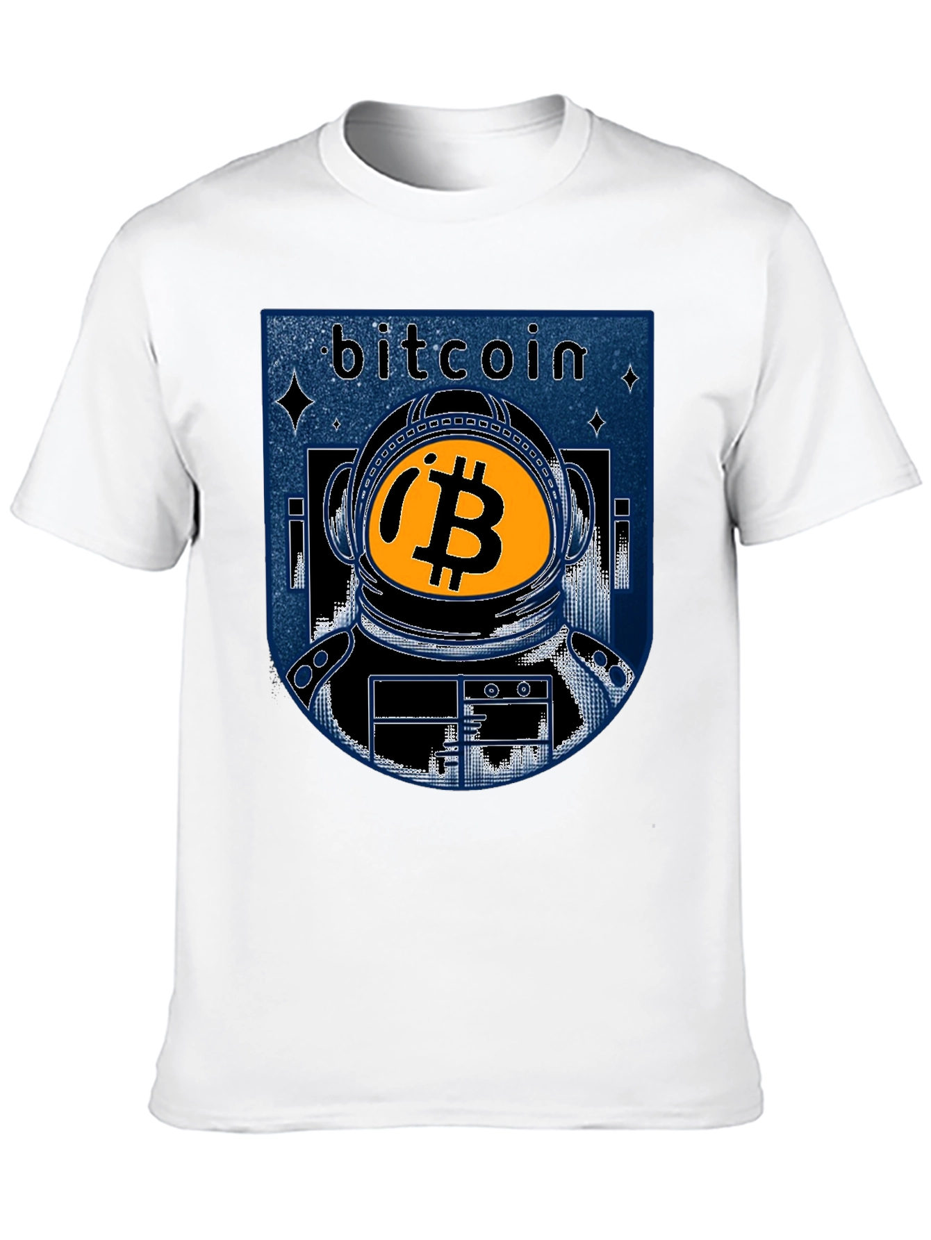Bitcoin Astronaut Graphic Tee - Crypto Style