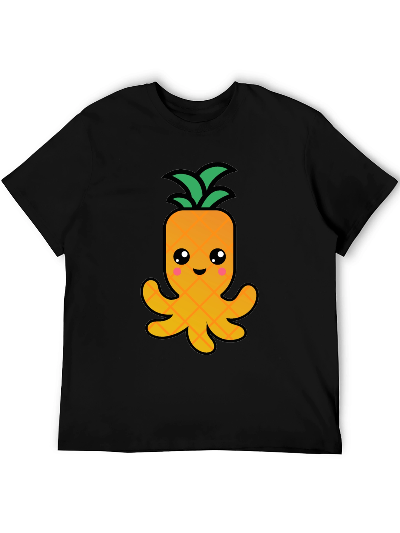 Pineapple Octopus Graphic Tee - Fun Kawaii T-Shirt