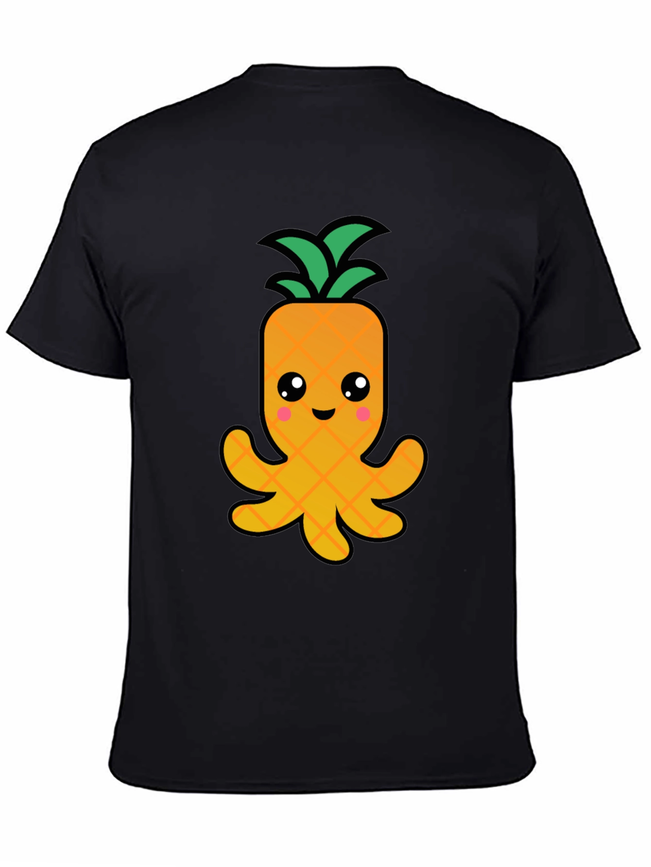 Pineapple Octopus Graphic Tee - Fun Kawaii T-Shirt
