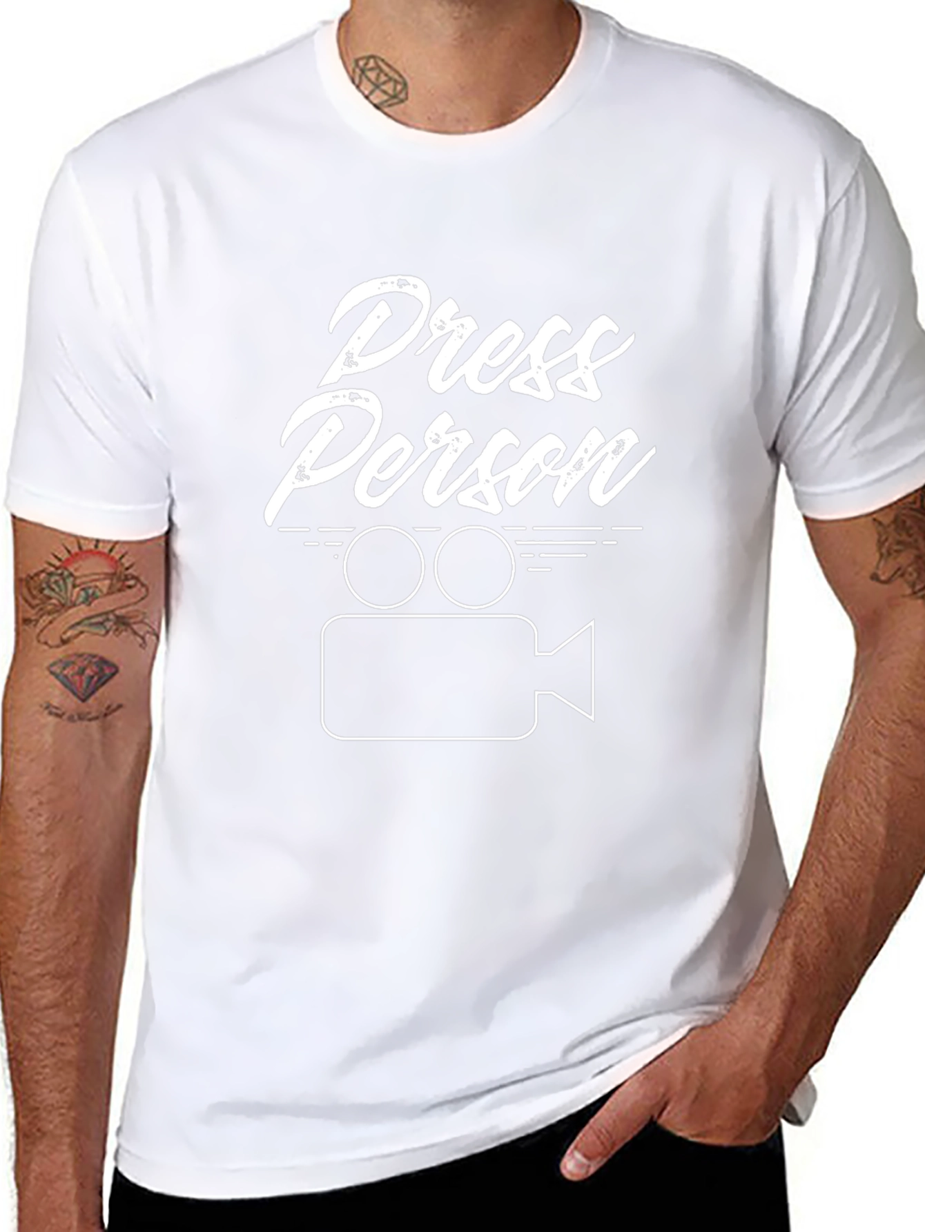 Press Person T-Shirt: Film Crew Tee