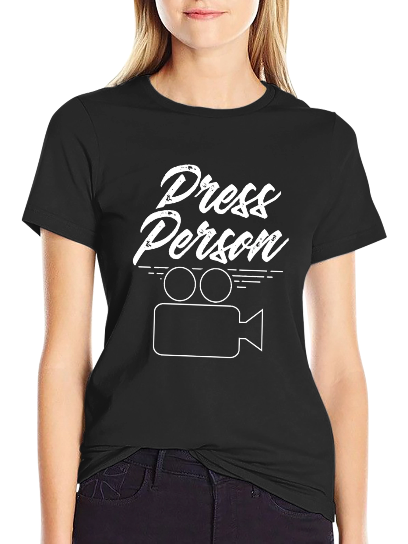 Press Person T-Shirt: Film Crew Tee