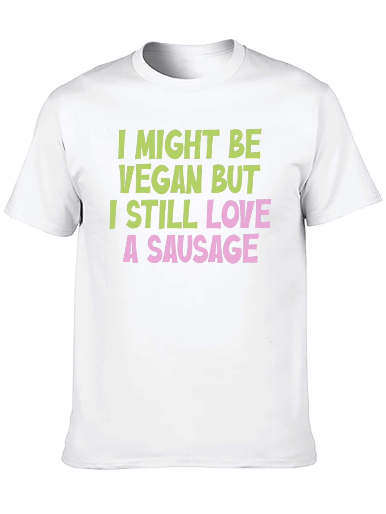 Funny Vegan Sausage T-Shirt