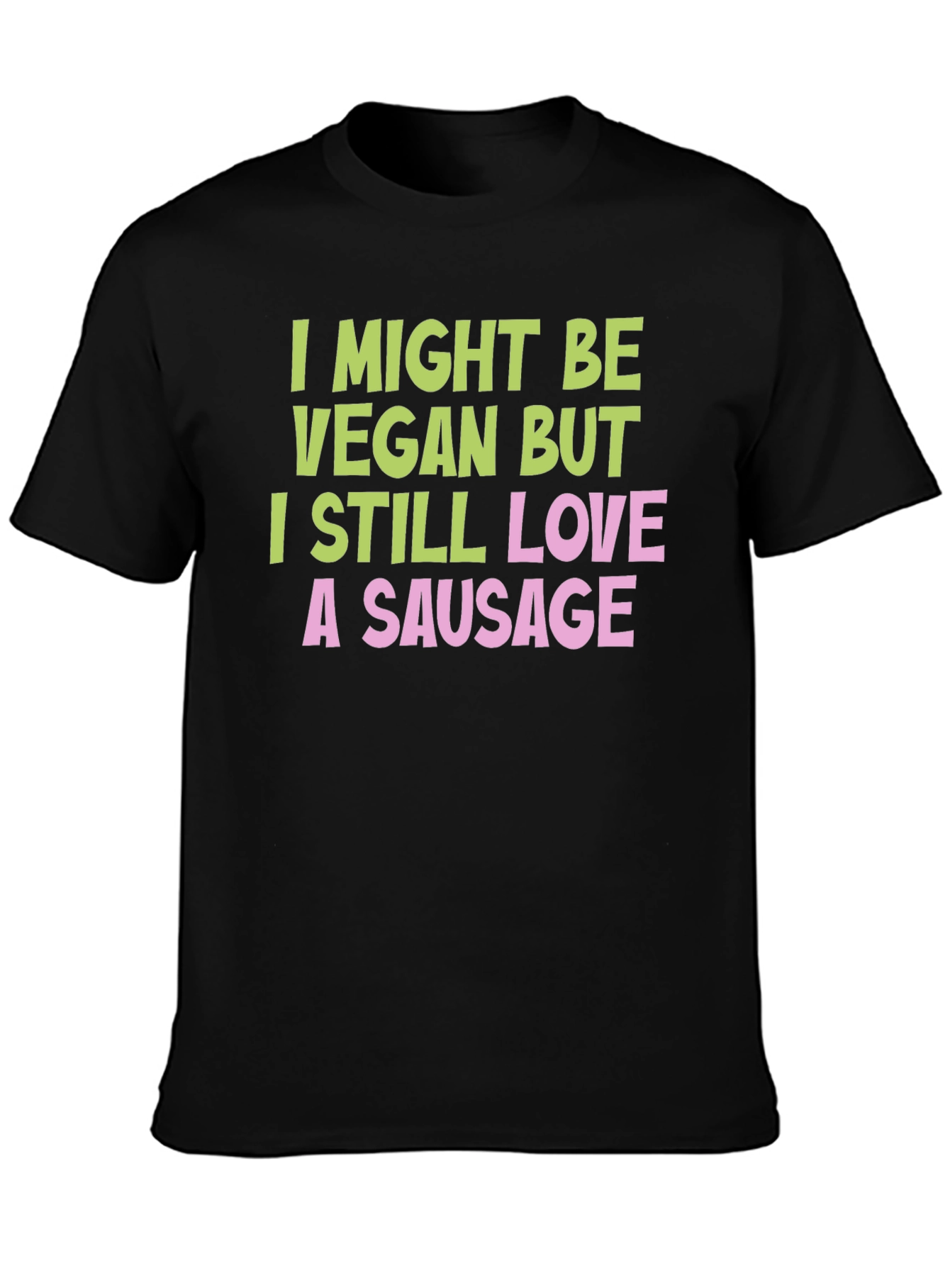 Funny Vegan Sausage T-Shirt