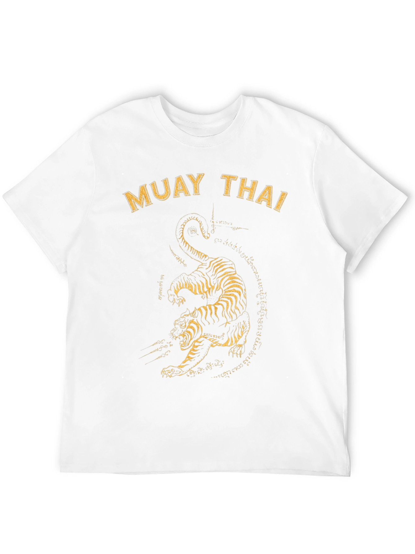 Muay Thai Tiger Graphic Tee - Black