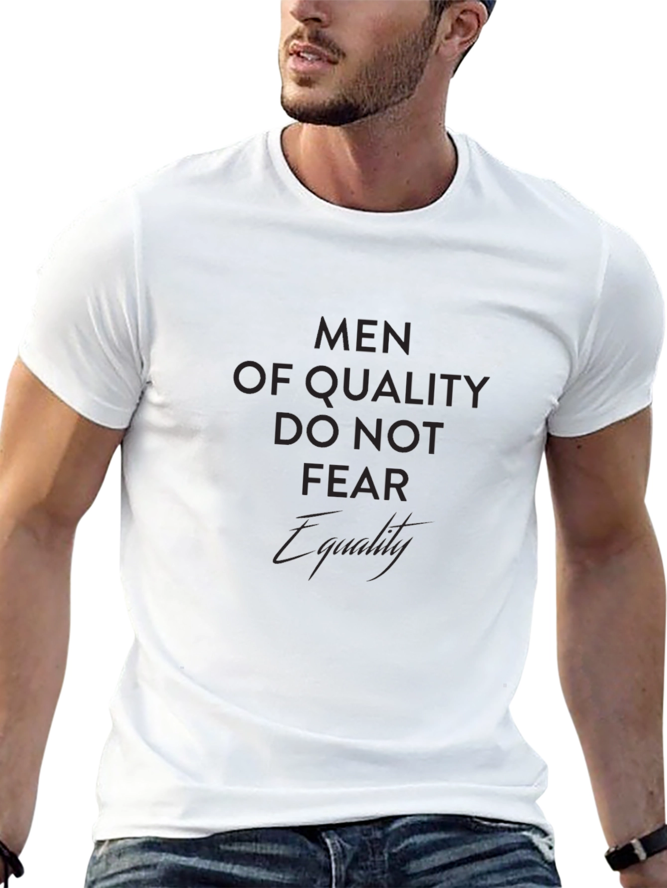 Men of Quality Graphic T-Shirt - Equality Design