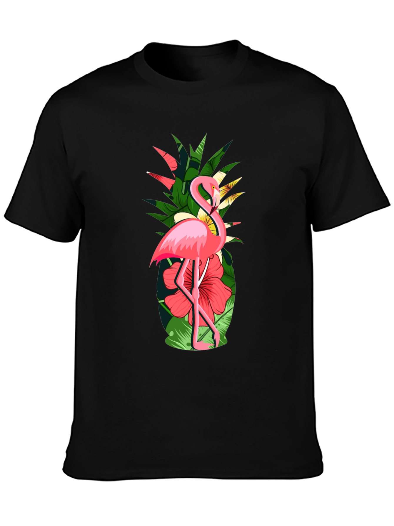 Tropical Flamingo & Pineapple Graphic Tee