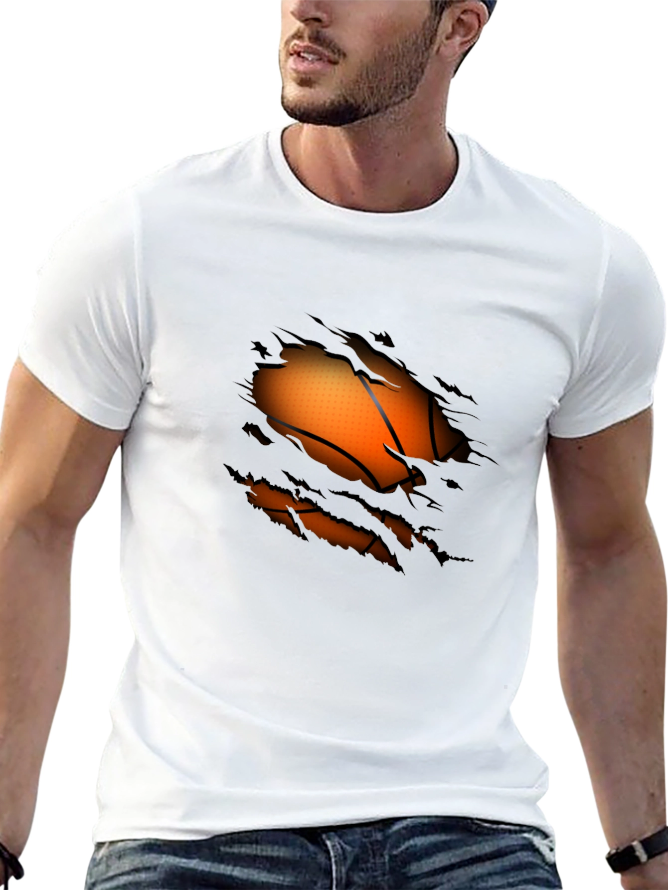 Mens Basketball Rip T-Shirt