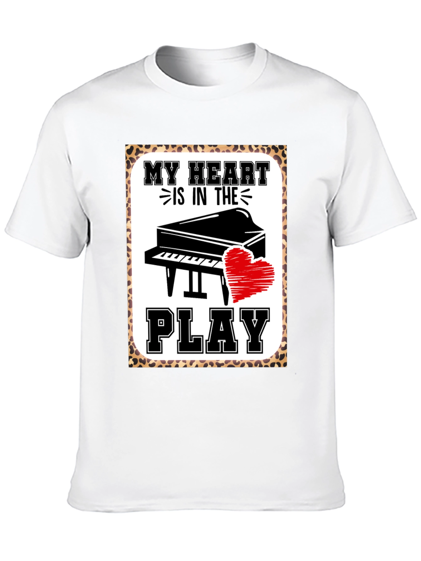 My Heart Is In The Piano Play T-Shirt