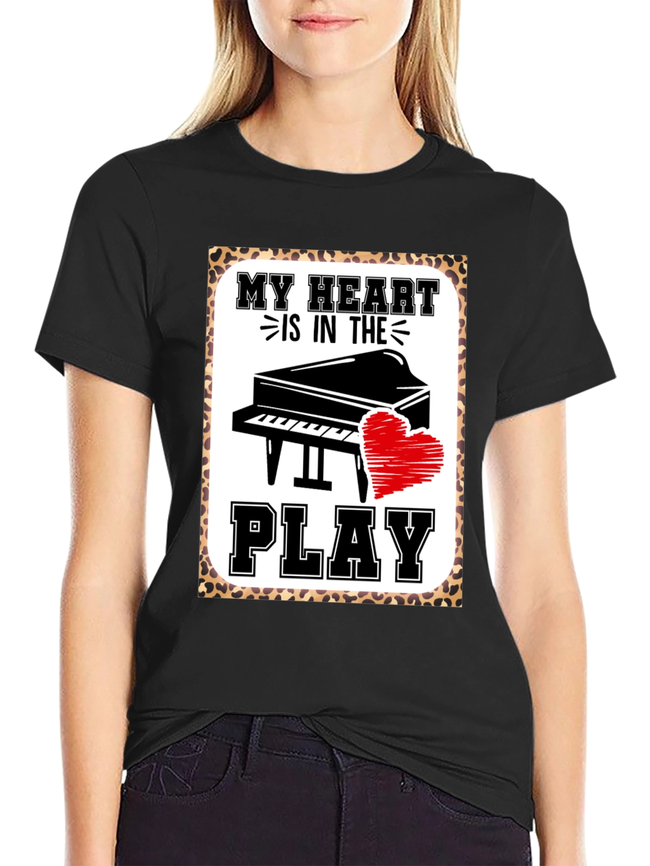My Heart Is In The Piano Play T-Shirt