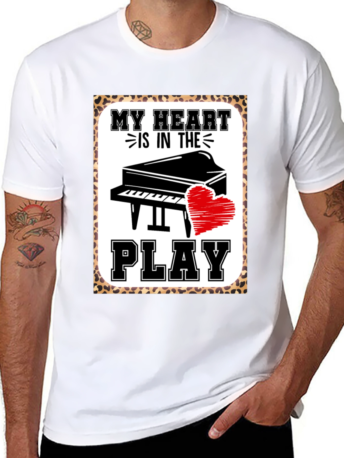 My Heart Is In The Piano Play T-Shirt
