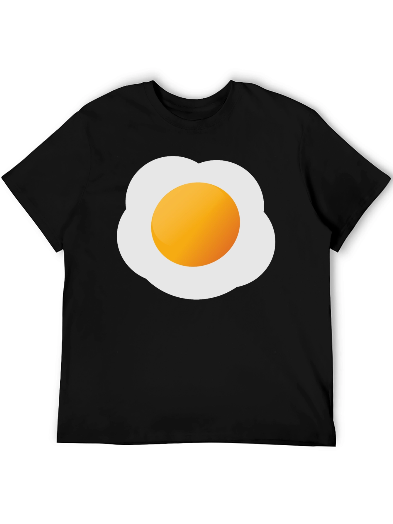 Fried Egg Graphic Tee - Novelty Casual T-Shirt