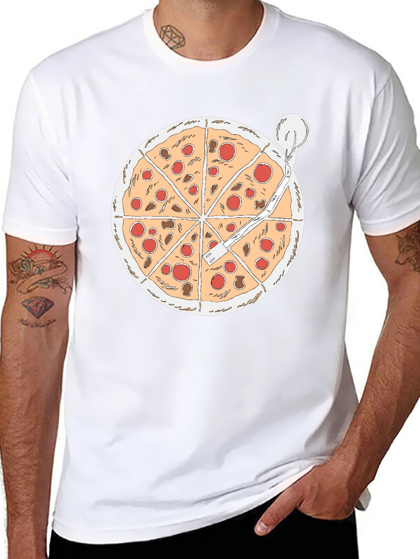 Pizza Turntable Graphic Tee